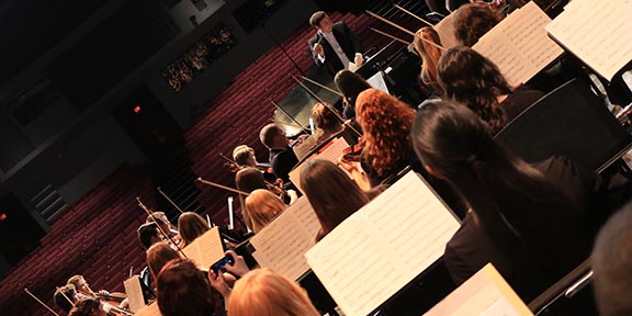 Concert features Symphony and Chamber orchestras